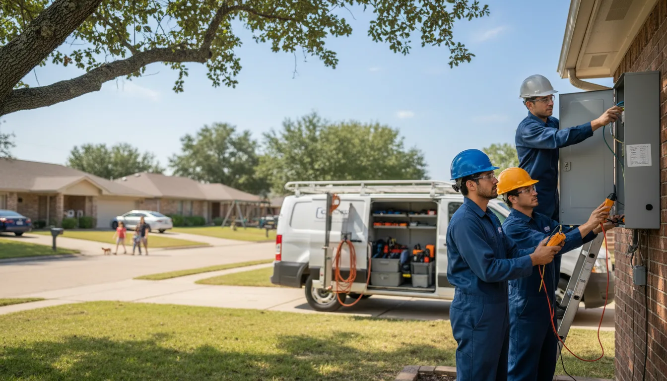 Certified electrician providing emergency electrical services in Alamo, TN